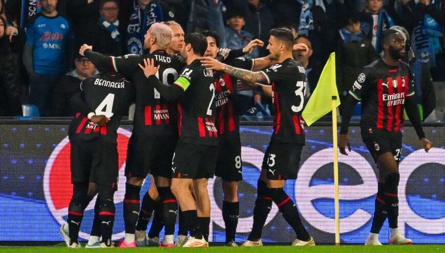AC Milan avanza a las semifinales de la Champions League tras dejar en el camino al Napoli (Photo by Andreas SOLARO / AFP) (Photo by ANDREAS SOLARO/AFP via Getty Images)