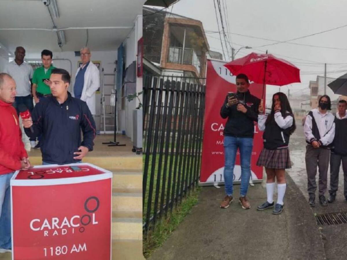 Caracol Radio con la Comunidad, estuvo con los habitantes del barrio Chipre
