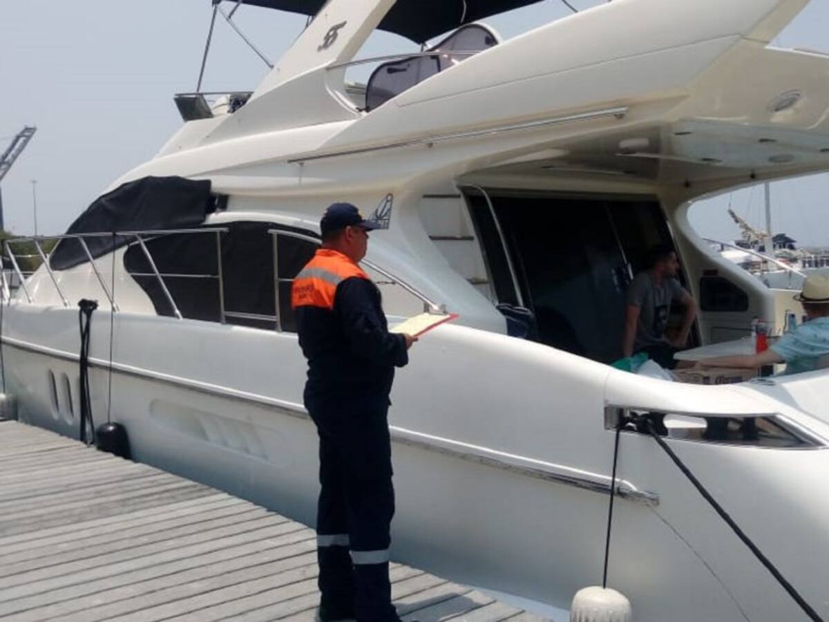 Está prohibido el alquiler de yates en Cartagena: Dimar