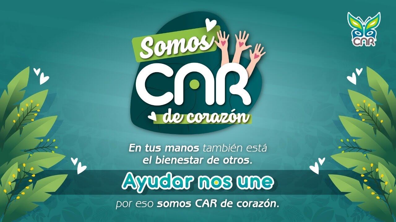 Foto: Logo 'Ayudar nos une' Cortesía: Corporación Autónoma Regional (CAR)