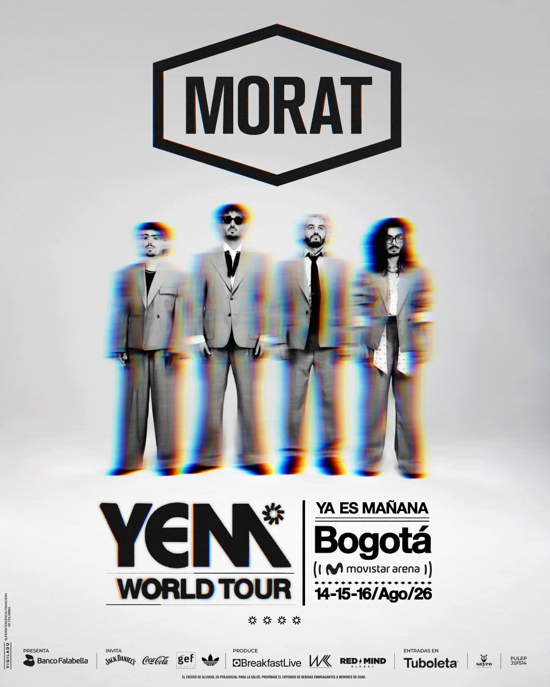 Morat anuncia conciertos en el Movistar Arena en Bogotá ¿superará el récord de Beéle?: Fechas confirmadas