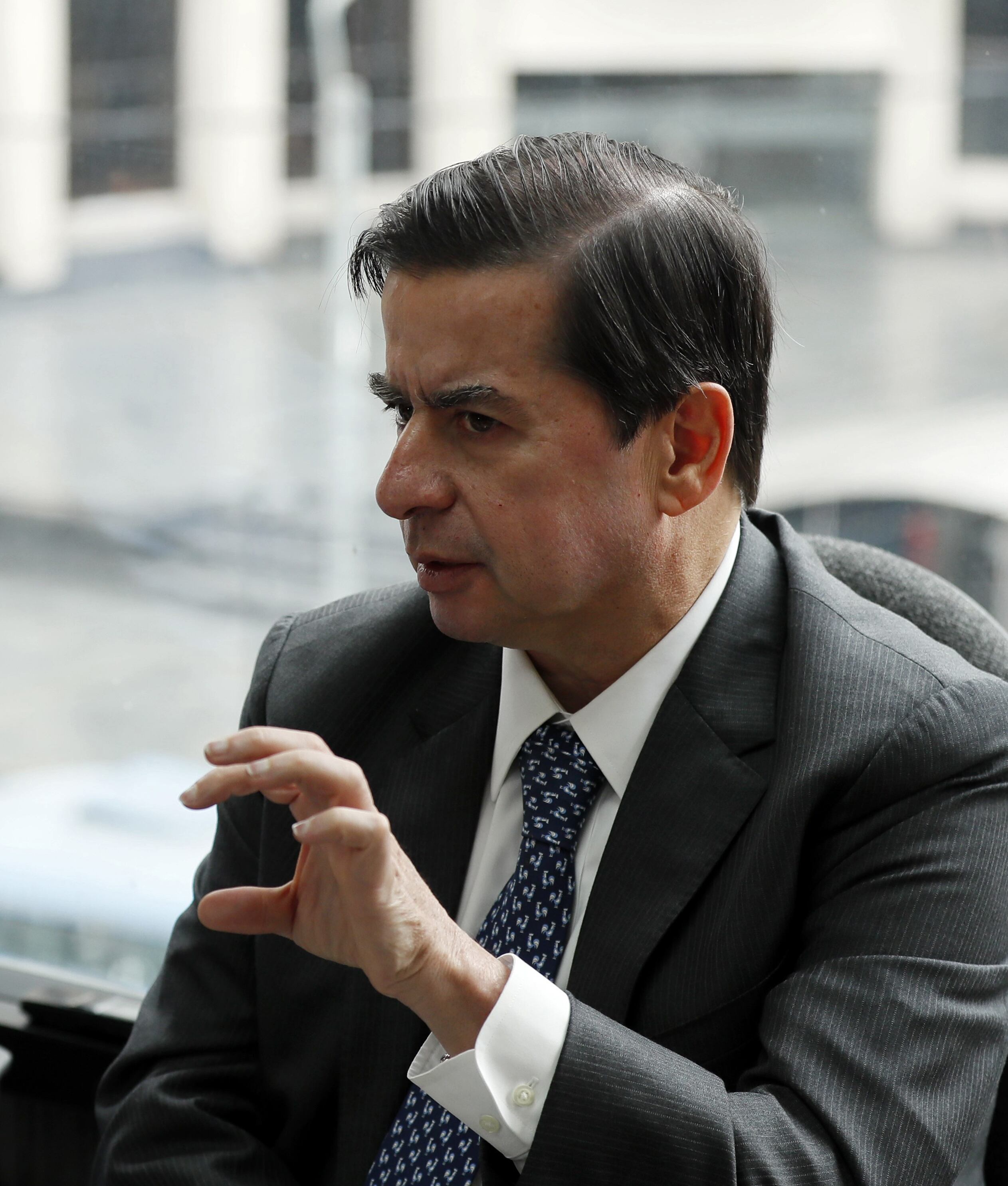 Juan Fernando Cristo, ministro del Interior. EFE/ Mauricio Dueñas Castañeda/ARCHIVO