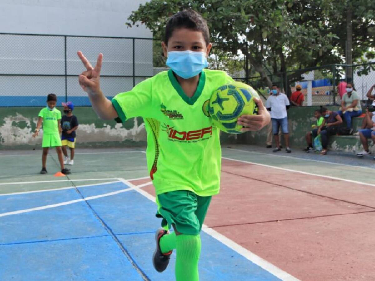 Escuela deportiva del Ider en Cartagena reanudó actividades
