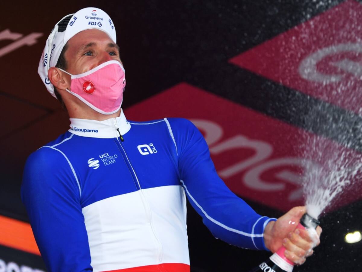 Arnaud Démare celebró su segunda victoria en la sexta etapa del Giro
