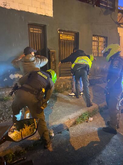 Fotografía suministrada Policía Metropolitana de Manizales