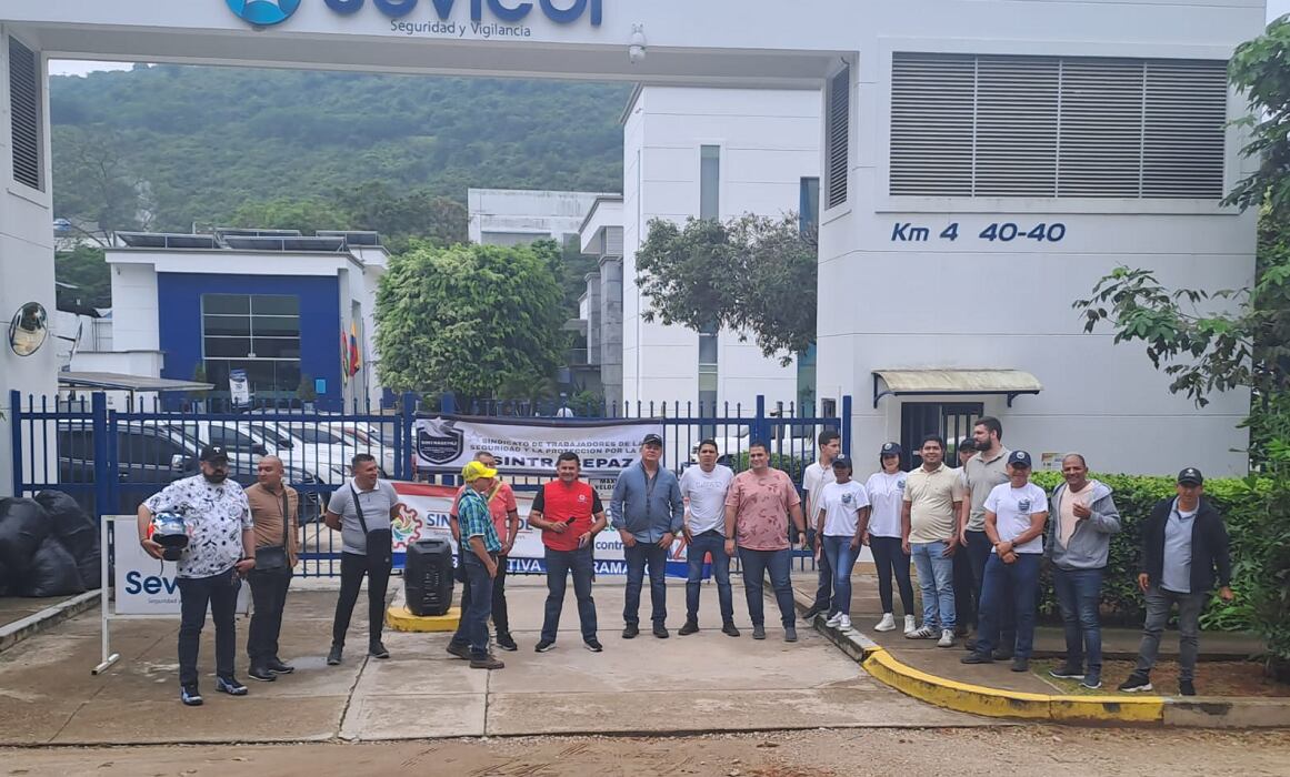 Protesta de escoltas de la UNP