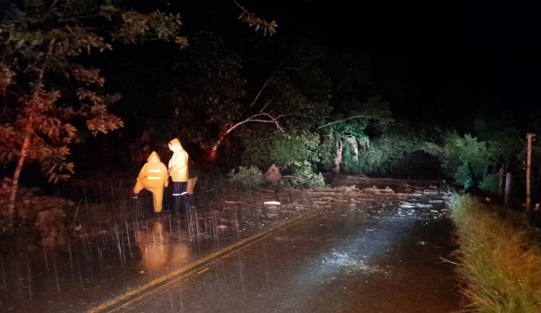 Las lluvias dejaron afectaciones en Planadas. 