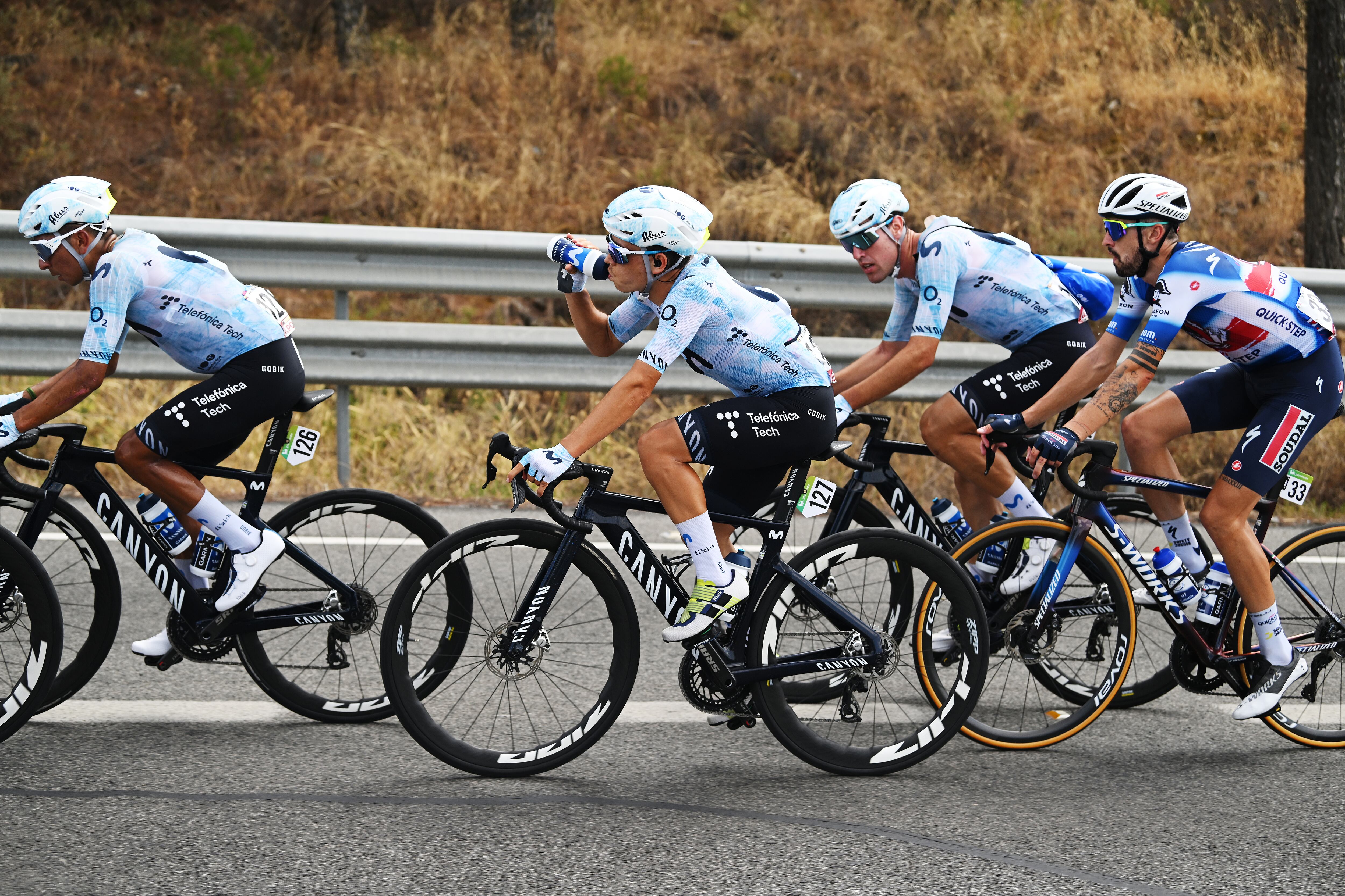 Einer Rubio, mejor colombiano en la clasificación general de la Vuelta a España. (Photo by Dario Belingheri/Getty Images)