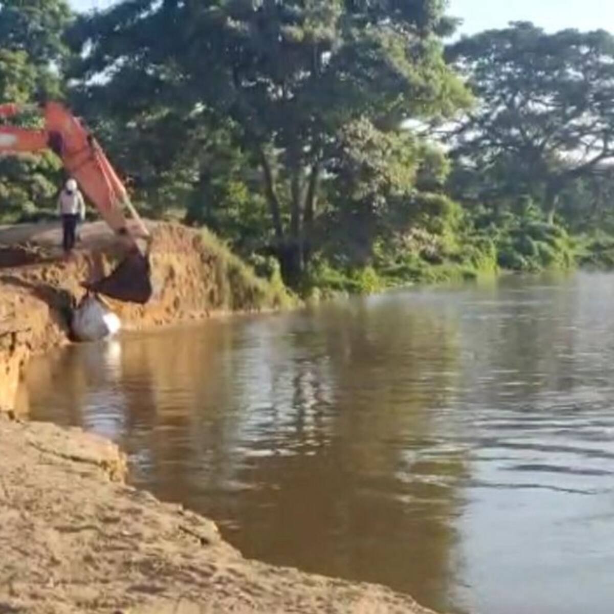 Amplían calamidad pública por erosión fluvial en vía de Salamina, Magdalena