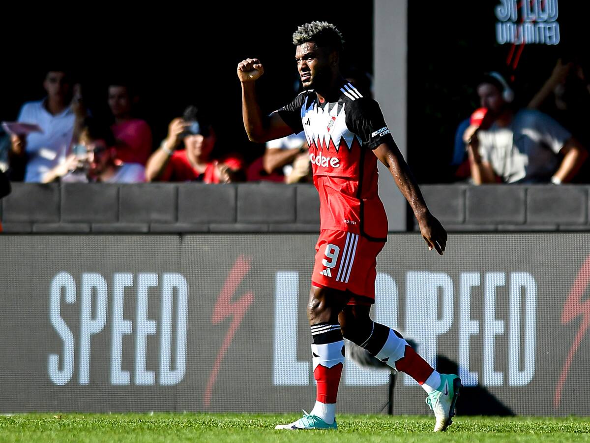 Video: Miguel Ángel Borja se despacha con una espectacular anotación para River Plate