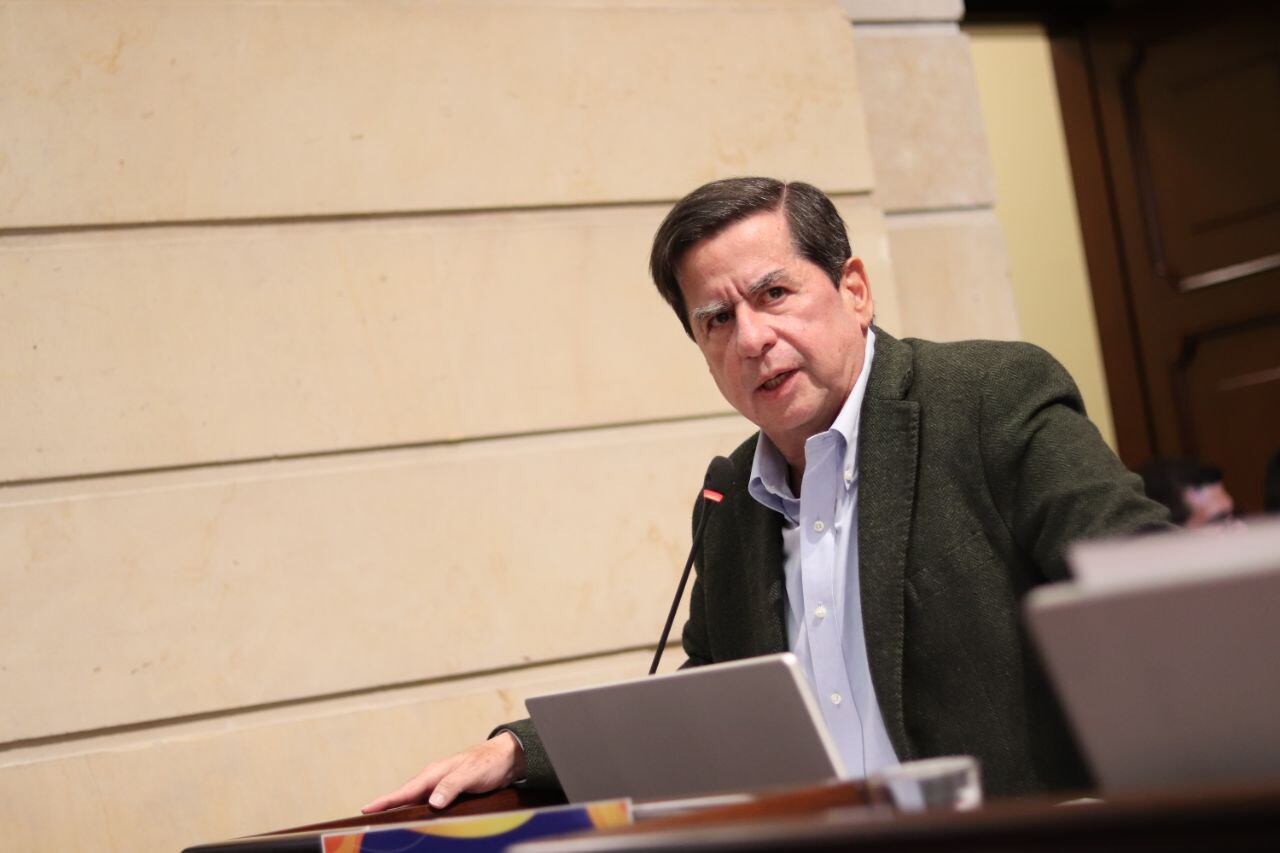 Ministro del Interior, Juan Fernando Cristo. Crédito: Cámara de Representantes