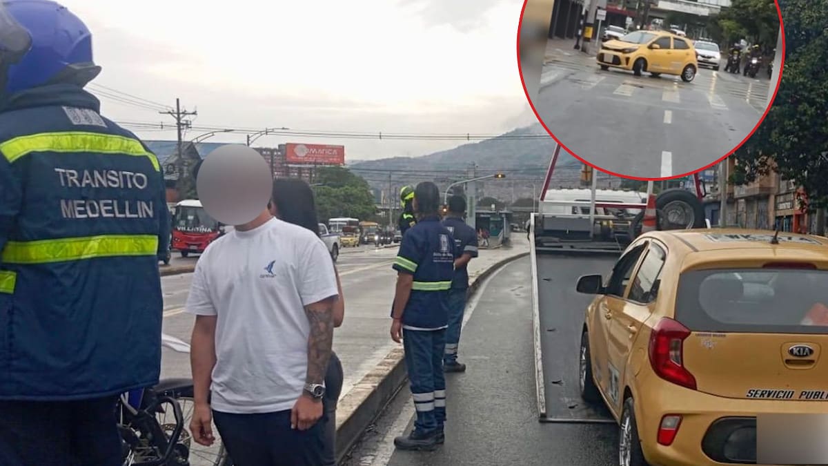 Taxista agredió a un agente de tránsito luego de evadir un puesto de control en la avenida 33