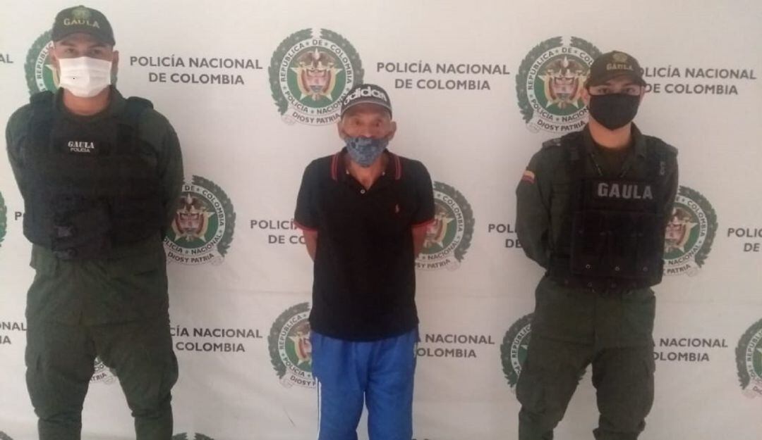 Fabio Ernesto León Ceballos capturado por extorsionar a su mamá