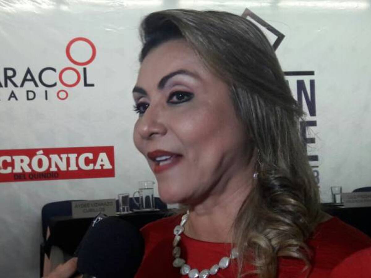 Luz Piedad Valencia, candidata al senado del partido Liberal