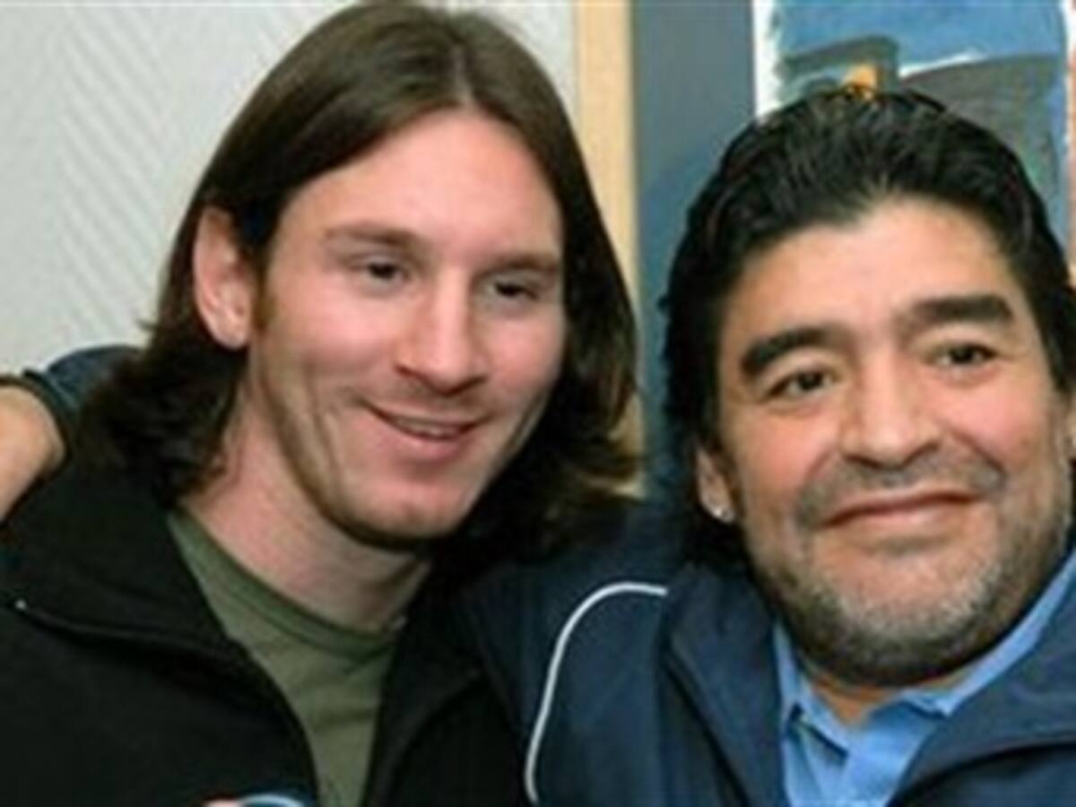 Messi lamenta que Maradona no sea el seleccionador de Argentina
