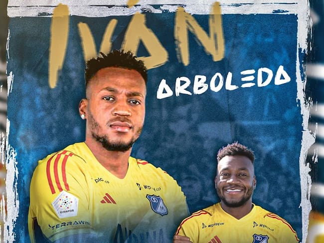 Iván Mauricio Arboleda, nuevo arquero de Millonarios / Twitter: @MillosFCoficial.