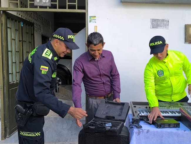 Elementos recuperados a una iglesia cristiana