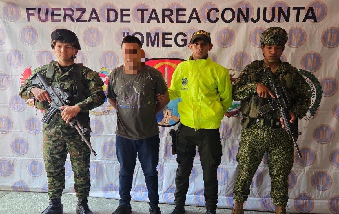 Eran encargados de las extorsiones. Foto Ejercito Caquetá Fuerza Omega.