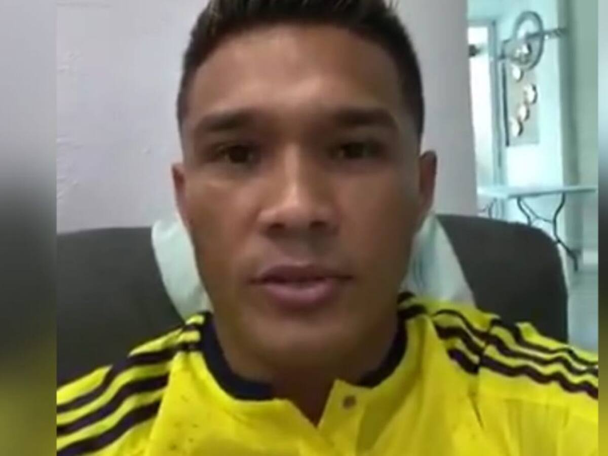 'Teo' Gutiérrez convoca una jornada de oración por Colombia