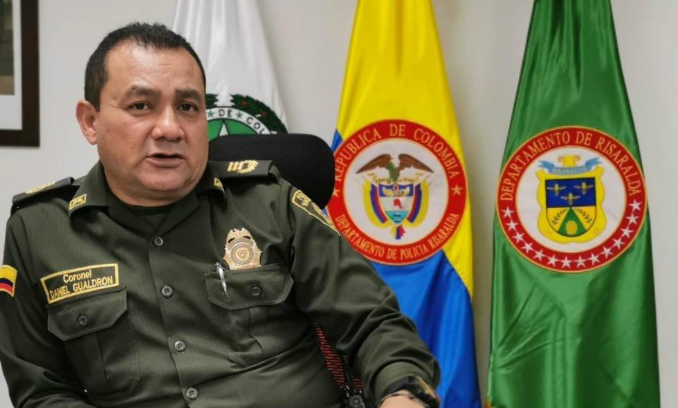 Coronel José Daniel Gualdrón Moreno, comandante de la Policía de Cali. Foto: Policía Nacional