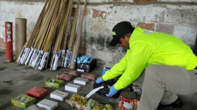 Autoridades intensifican operativos para incautación de pólvora.
