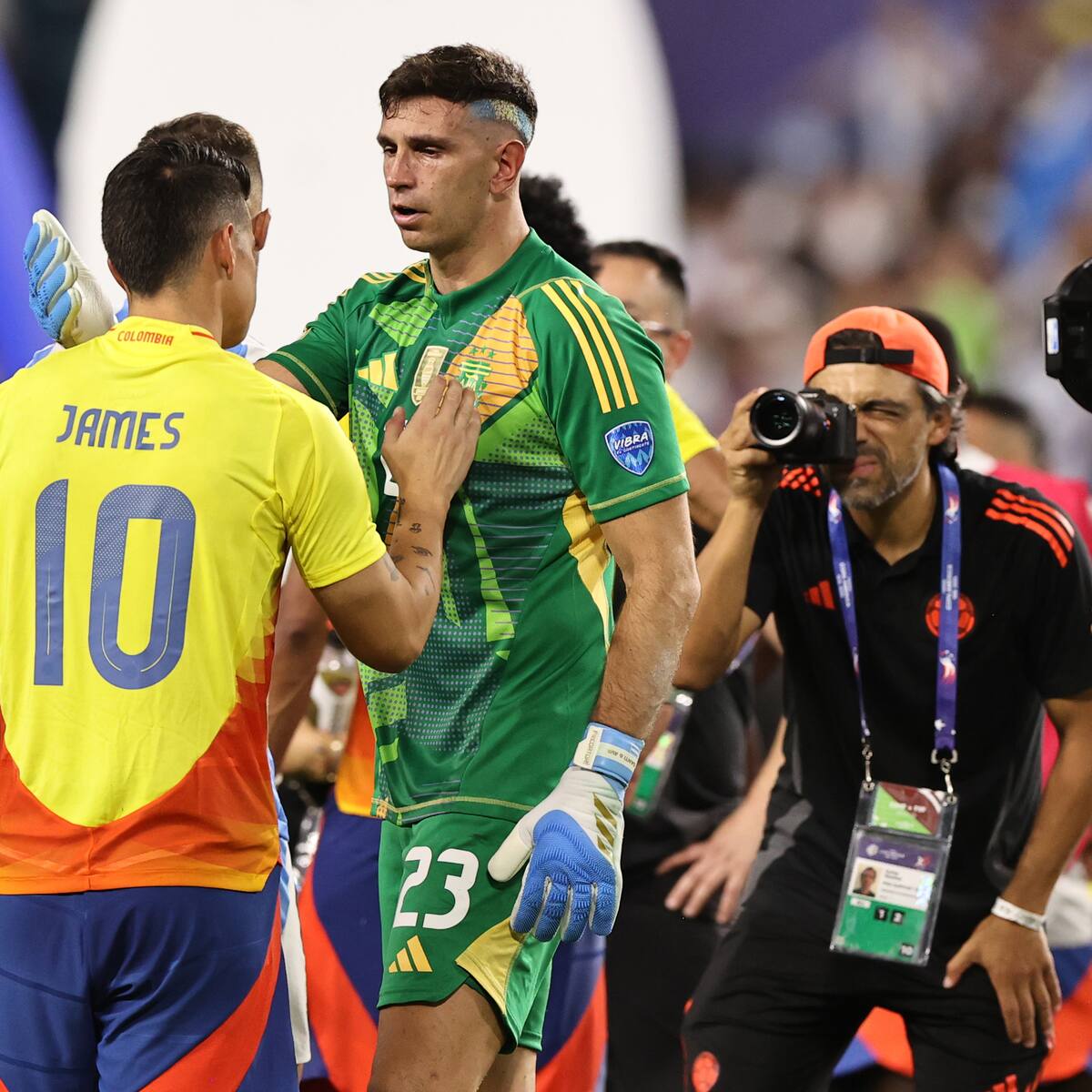 Dibu Martínez sobre Colombia: “El país tiene que estar orgulloso de su equipo”