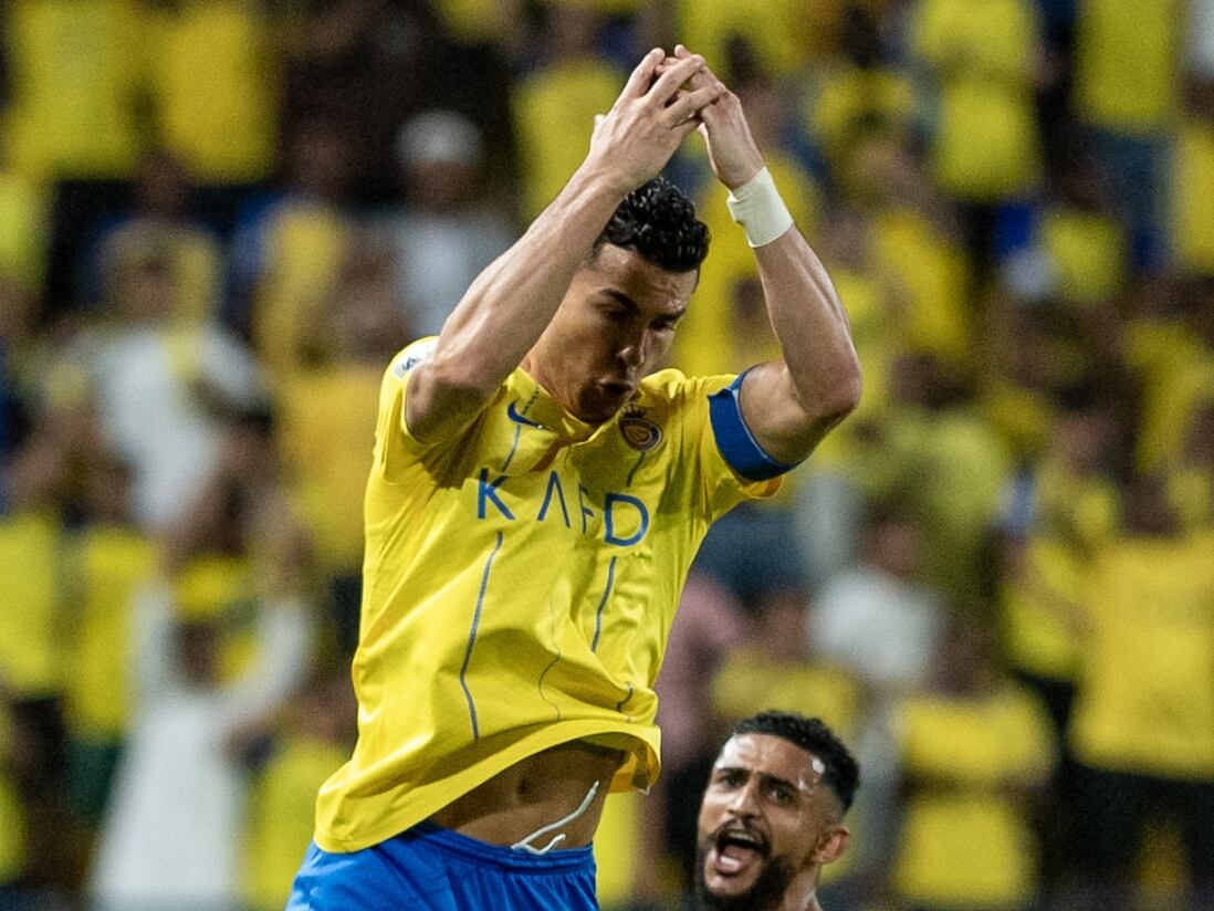 Cristiano Ronaldo fue la gran figura del Al-Nassr en la Champions de Asia. (Photo by Mohammed Saad/Anadolu via Getty Images)