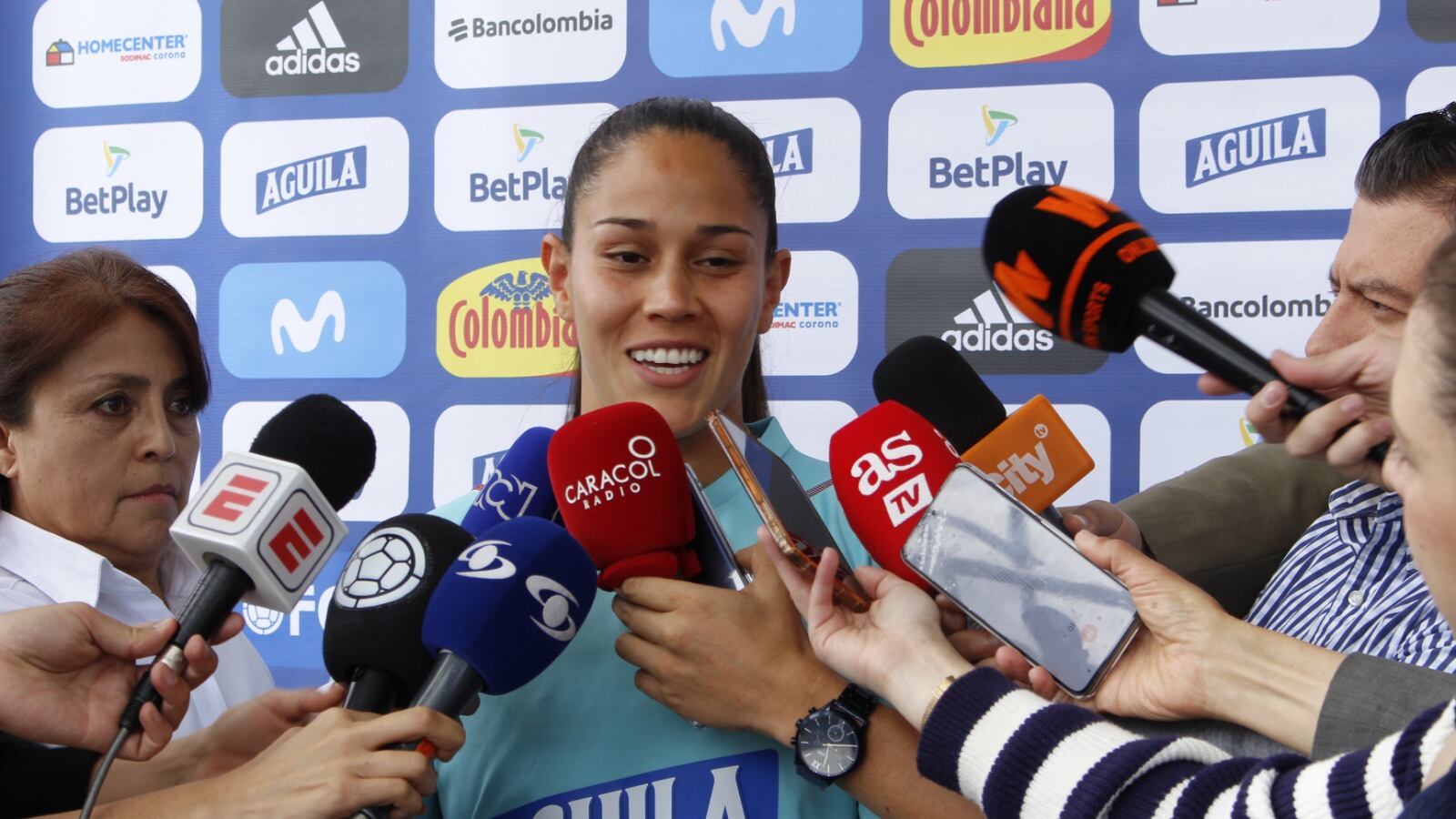 Marcela Restrepo, centrocampista de la Selección Colombia Femenina / Caracol Radio.
