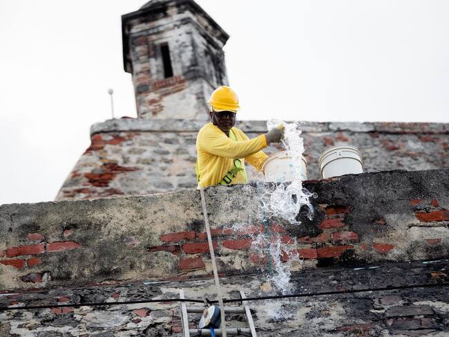 Obras de conservación en el patrimonio fortificado de Cartagena