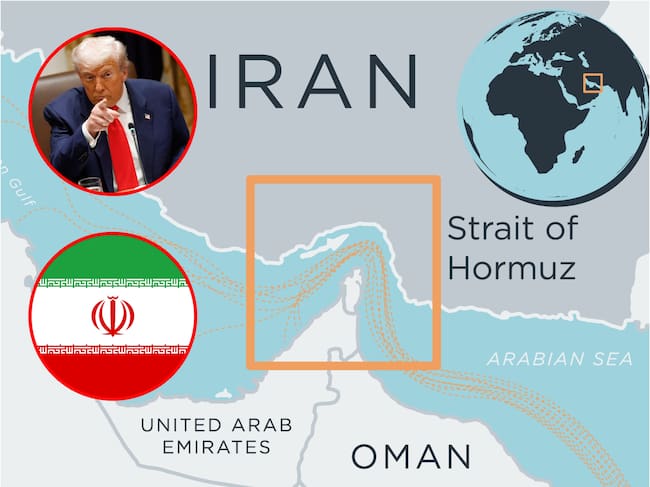 Trump da a Irán 48 horas para llegar a acuerdo sobre Ormuz o EEUU desatará el "infierno". Foto: Getty Images.