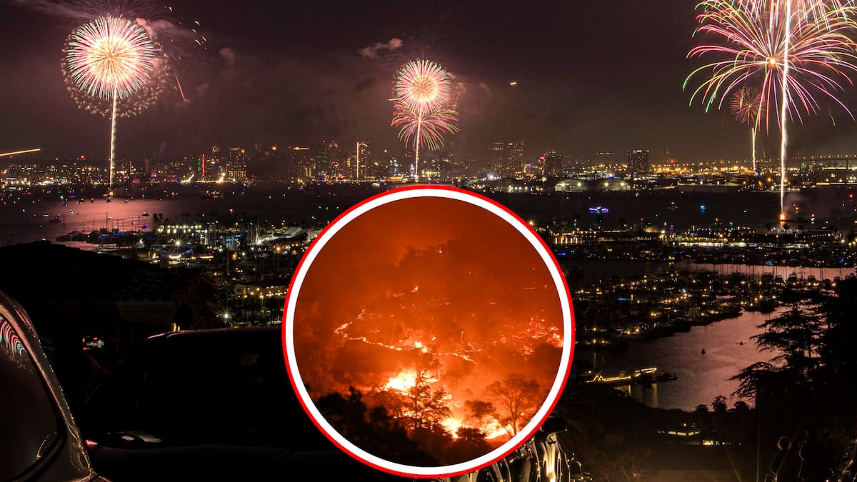 Estados Unidos: recomiendan atenuar uso de fuegos artificiales por ola de calor