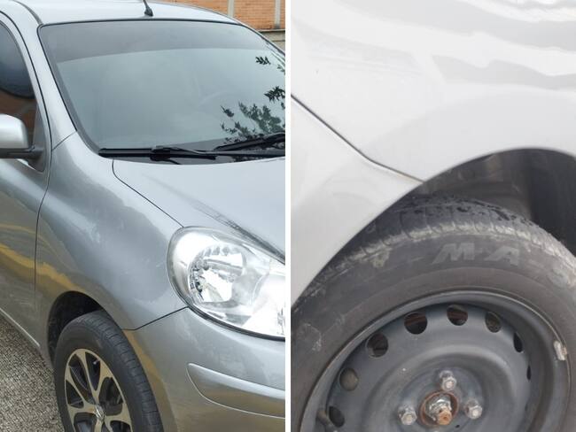 ¡Totalmente desvalijado! Así entregaron un carro que estaba los patios de Tránsito