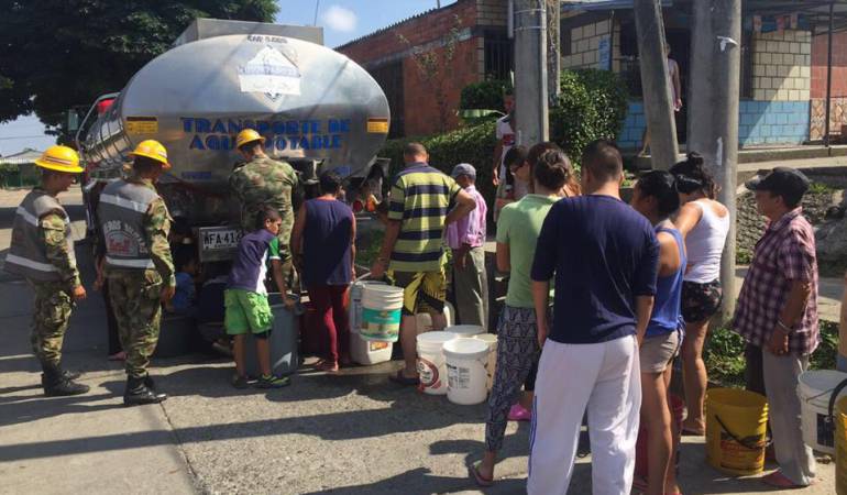 Las autoridades recordaron la importancia de ahorrar el vital líquido