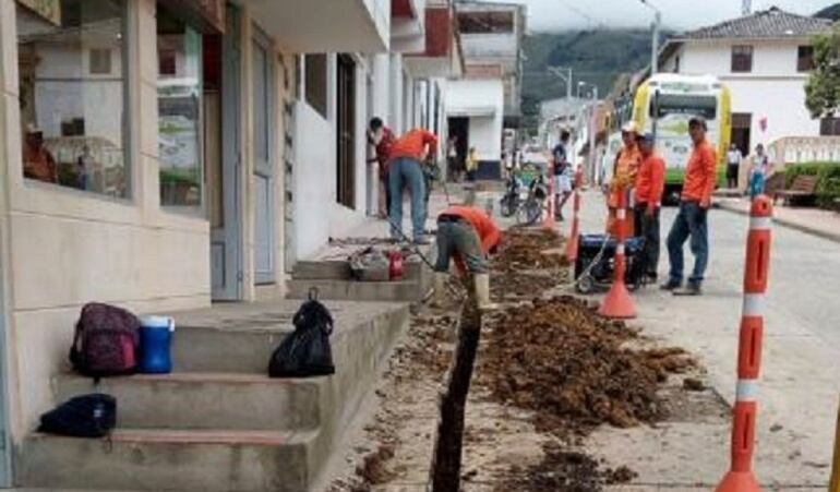 La empresa Grencol es la encargada de las obras