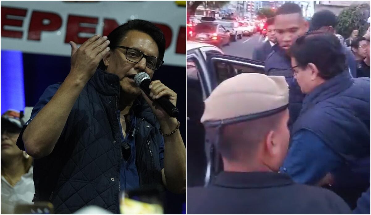 Asesinato del candidato presidencial Fernando Villavicencio en Ecuador. Foto: EFE/Redes sociales.