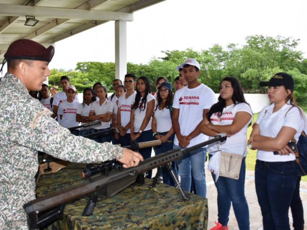 Cadete por un día en Semana Internacional 2018 en Cartagena