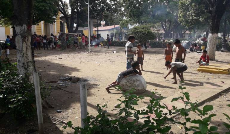 Niños Yukpas en frontera