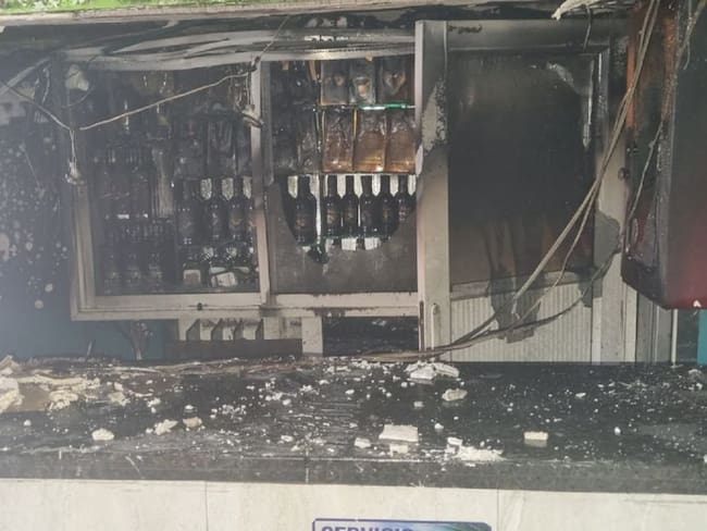 Se registraron daños en nueve máquinas tragamonedas, aires acondicionados, paredes, cielo raso y otros elementos