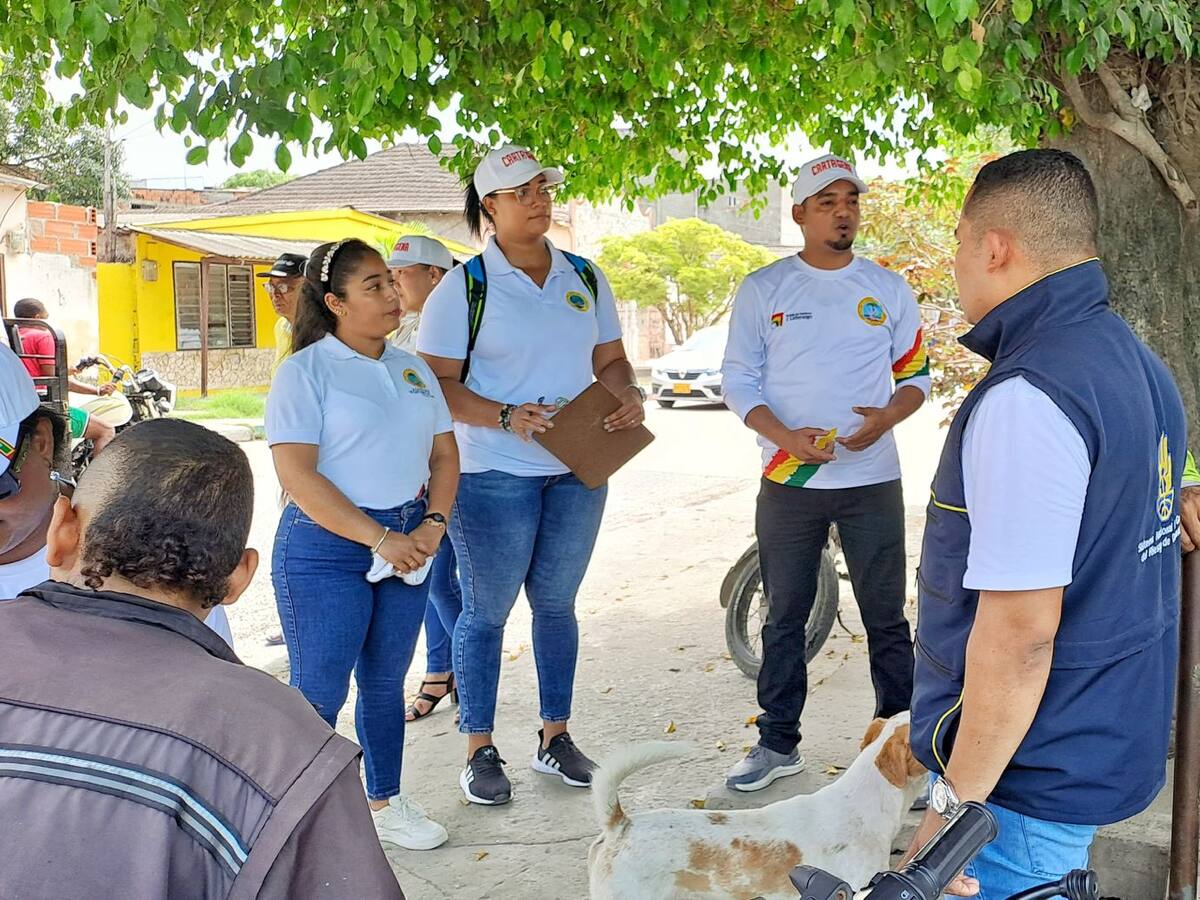 Habitantes del barrio Canapote recibieron brigada de sensibilización ambiental