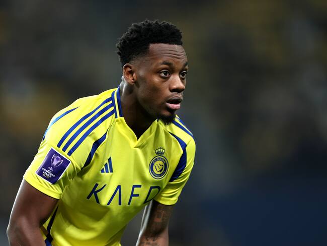 Jhon Jader Durán en su primer partido con el Al-Nassr. (Photo by Abdullah Ahmed/Getty Images)