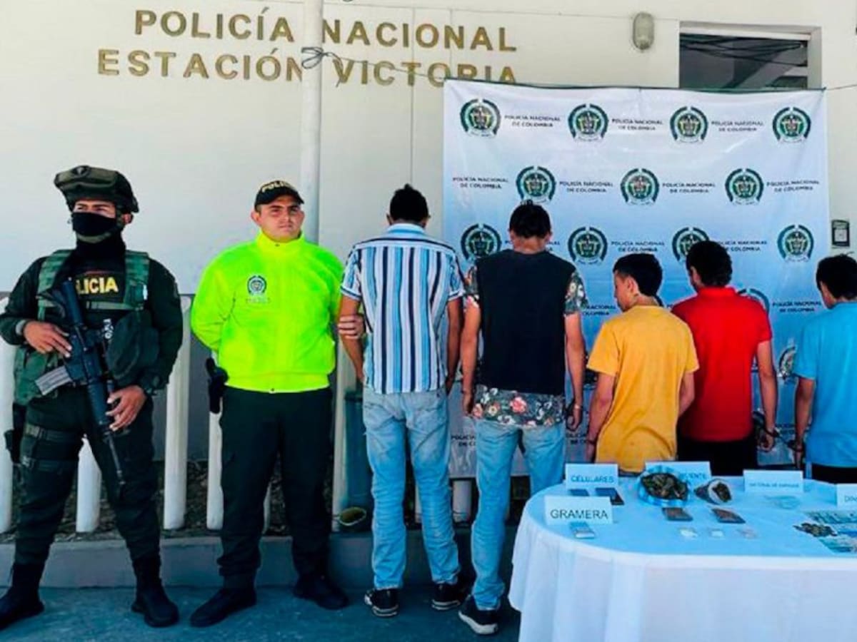 Desmantelada banda dedicada al microtráfico en Victoria - Caldas