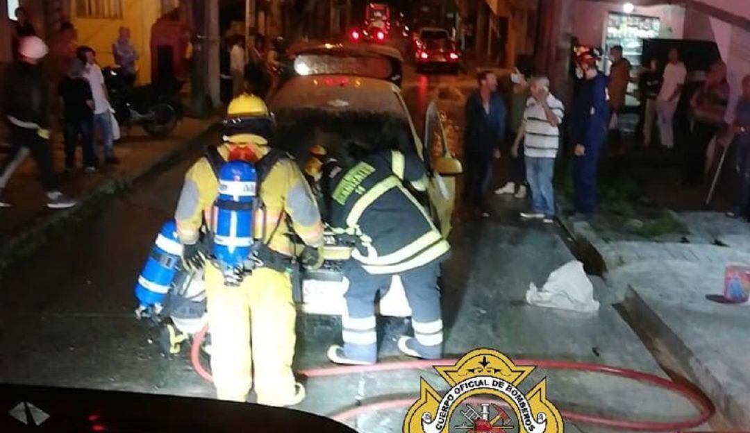 Foto: Tomada por Bomberos Manizales.