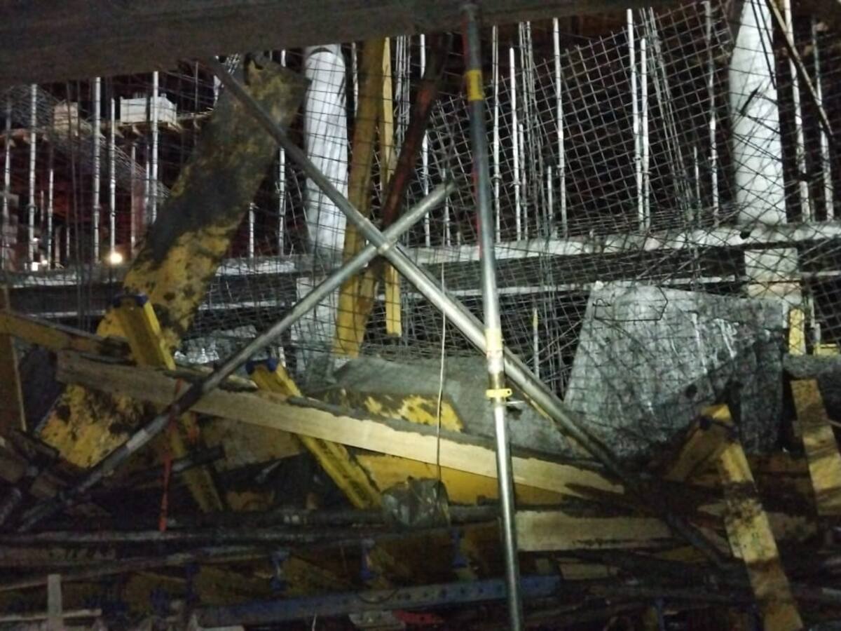 5 heridos tras desplome de placa en la UIS