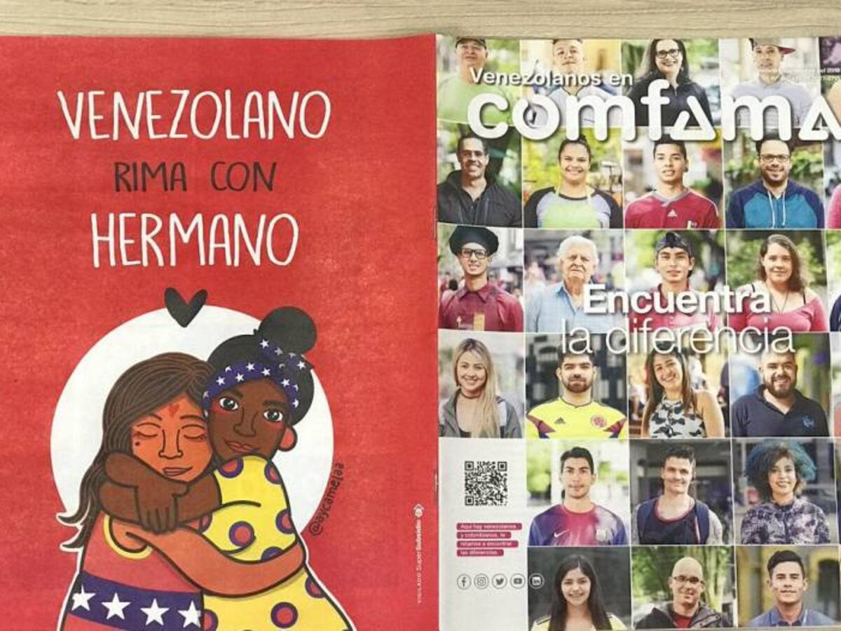 Comfama lanza la campaña Venezolano rima con Hermano
