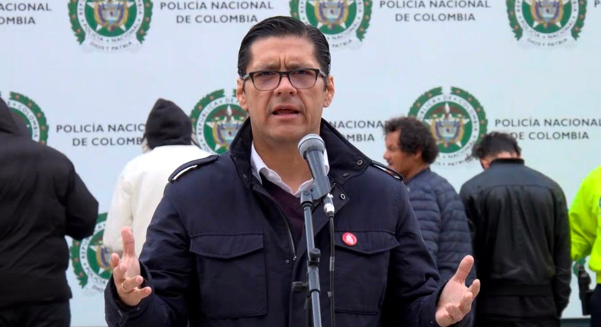 Secretario de Seguridad de Bogotá, César Restrepo. Foto: Suministrada.
