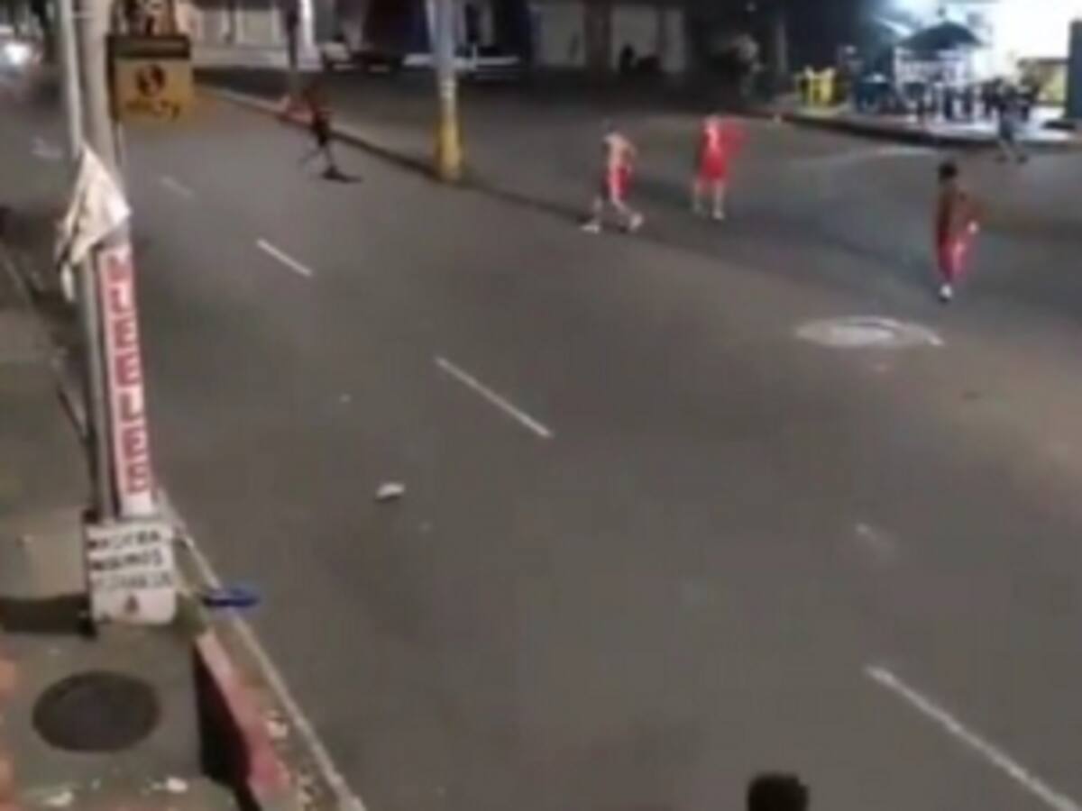 Desórdenes en Bucaramanga: Hinchas del América de Cali causan daños en Campohermoso