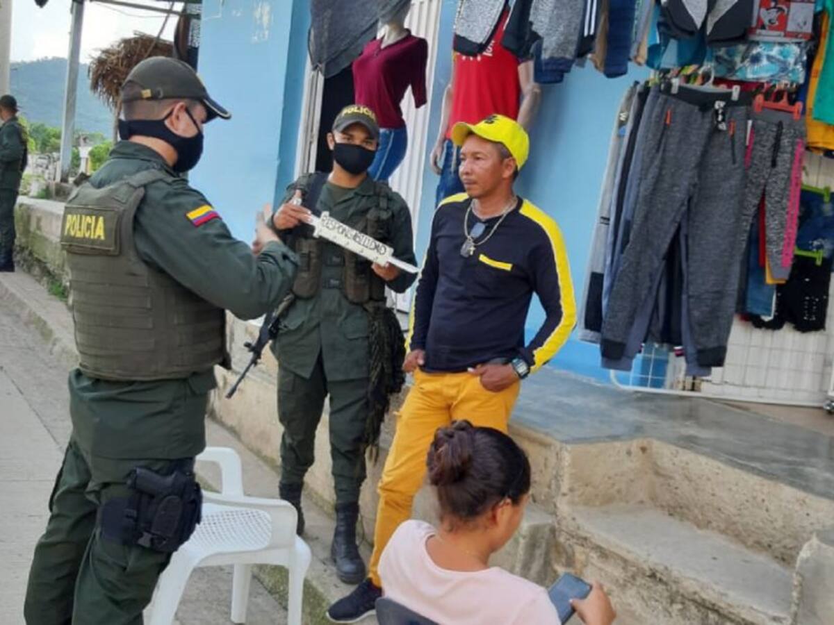 Policía realiza pedagogía para frenar propagación del Coronavirus