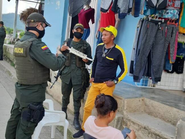 Policía realiza pedagogía para frenar propagación del Coronavirus