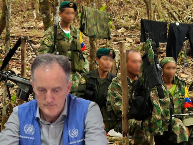 Alarma cada vez más el creciente reclutamiento de niños en Colombia: Scott Campbell representante de ONU DDHH