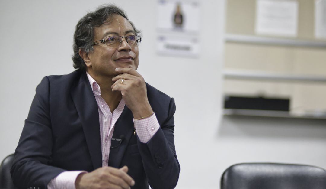 Candidato presidencial Gustavo Petro